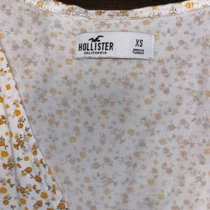 Hollister White floral Dress size XS